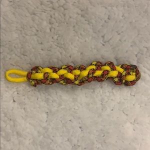 Yellow and Red 5” keychain